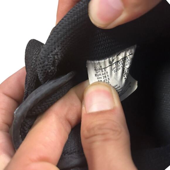 Nike Air Force Black ‘Removable Swoosh’ Sneaker - Picture 10 of 10